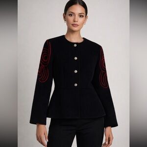 Laurie Jacobi | 🧥 wool blazer jacket size L vintage Y2K old money